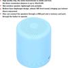 Мини портативная беспроводная Bluetooth колонка Длительное время работы Стерео объемный бас USB-зарядка Круглый аудио плеер для улицы Горячая распродажа