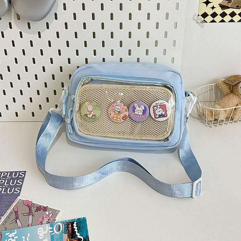 Японская девушка прозрачная сумка для боли, маленькая еда, сумка через плечо, женская универсальная повседневная маленькая сумка для мобильного телефона