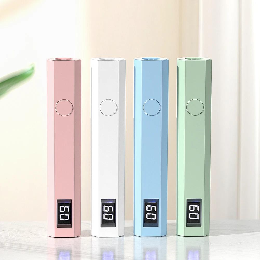Nail Art Tools TYPE-C Pen-Style Nail Lamp 180mAh Handheld Nail Dryer Mini Portable Uv Light for Gel Nails