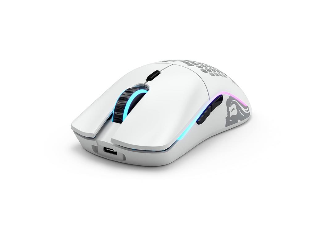 Glorious Gaming Mouse Model O Minus Wireless Matte White (Small Size)