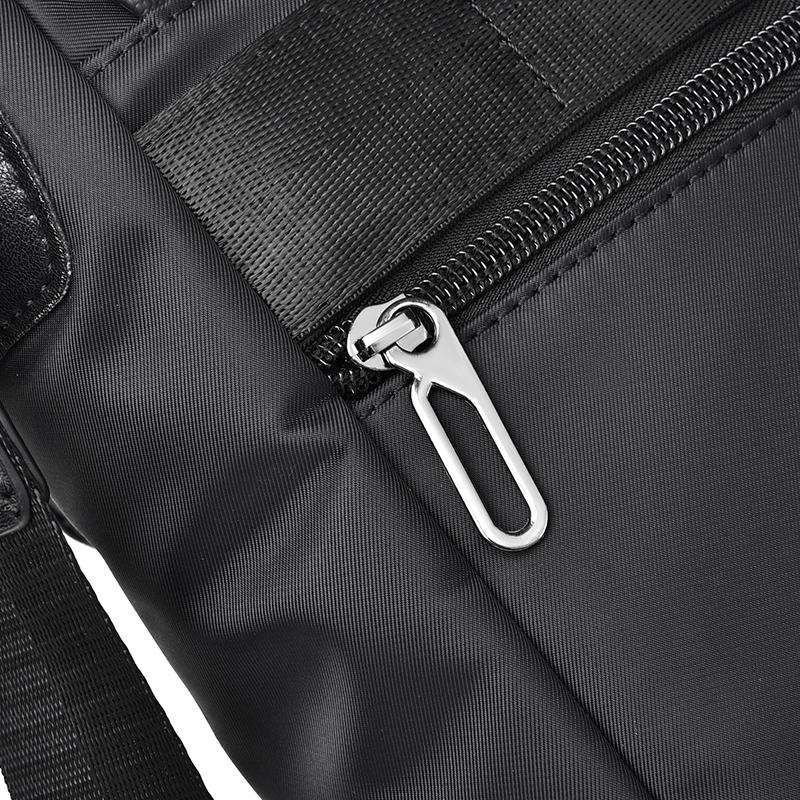 Мужской портфель, сумка через плечо, большая вместительная сумка через плечо, мужская черная легкая сумка-мессенджер для пригородных поездок