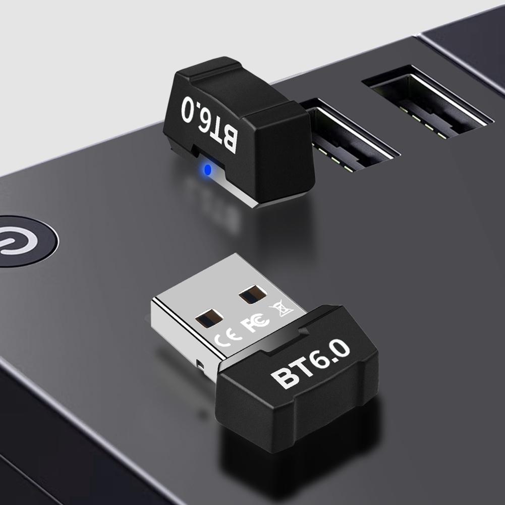 BT 6.0 Adapter USB BT 6.0 Dongle Plug & Play Wireless BT Transmitter Receiver for PC Speaker Wireless Mouse Keyboard