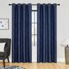 Luxury High-Density Silver Foil Blackout Curtains - 100% Light Blocking Thermal Insulated Drapes for Bedroom & Living Room