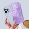 Cartoon Pattern Cream Texture Casing Wavy Edge Soft Silicone Cover Phone Case for IPhone Samsung Huawei Honor Xiaomi Redmi Infinix Tecno