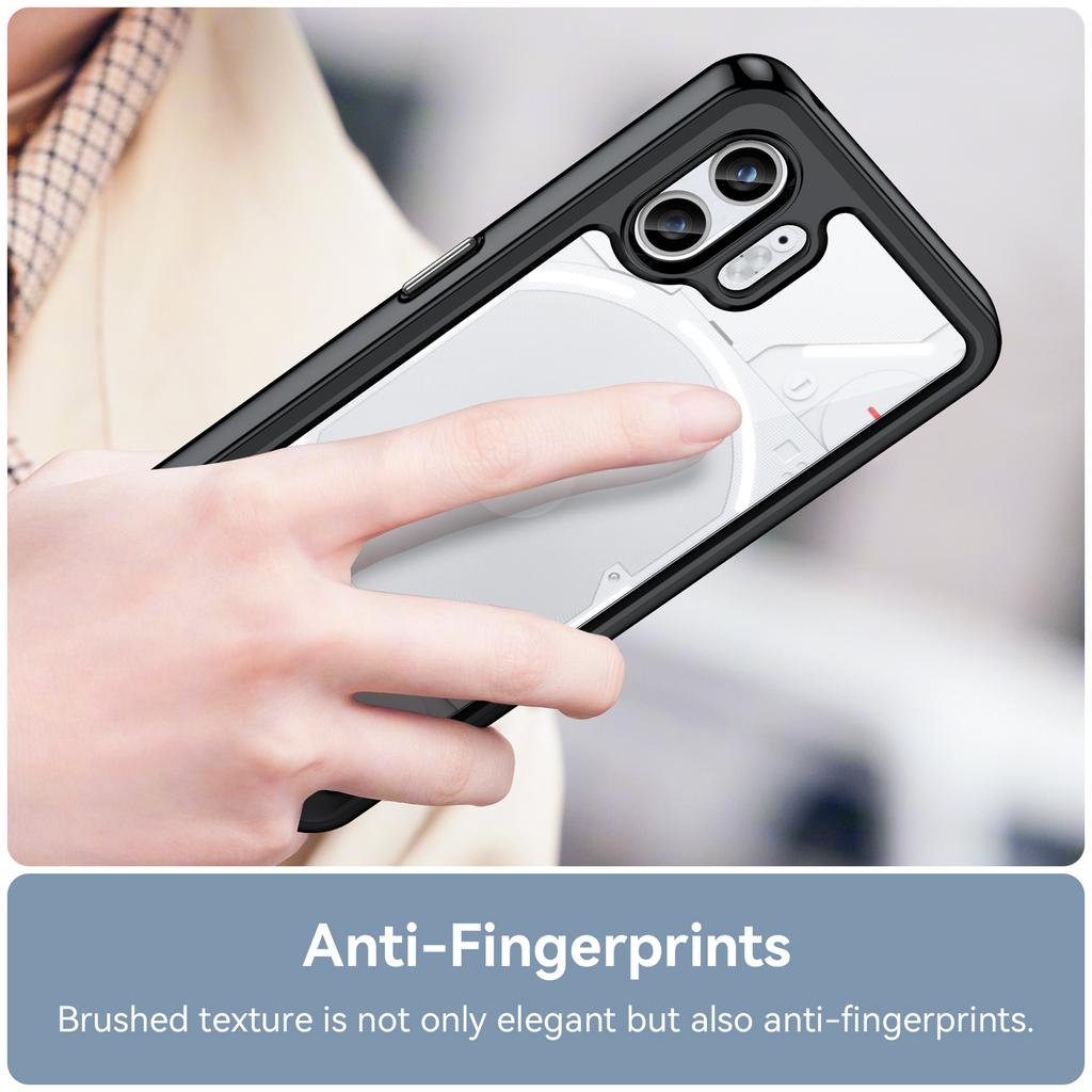 Прозрачный чехол для телефона Nothing Phone 2, чехол Nothing Phone 2, чехол Fundas, жесткий полупрозрачный противоударный бампер для телефона Nothing Phone 2