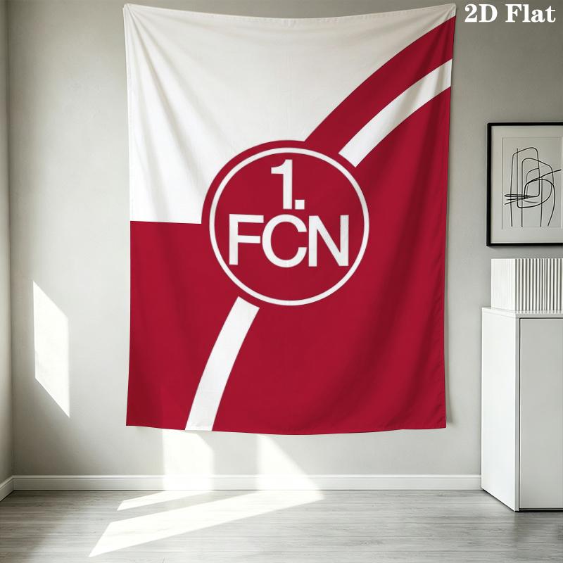 1 FC Nürnberg Wall Tapestry Aesthetic Wall Hanging Printed Fabric Blanket Decorative Tapestries for Bedroom Living Room Home Decor