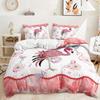 Bed Three-Piece Set Flamingo Series Quilt Cover Digital Printing Kit Two-Piece Set