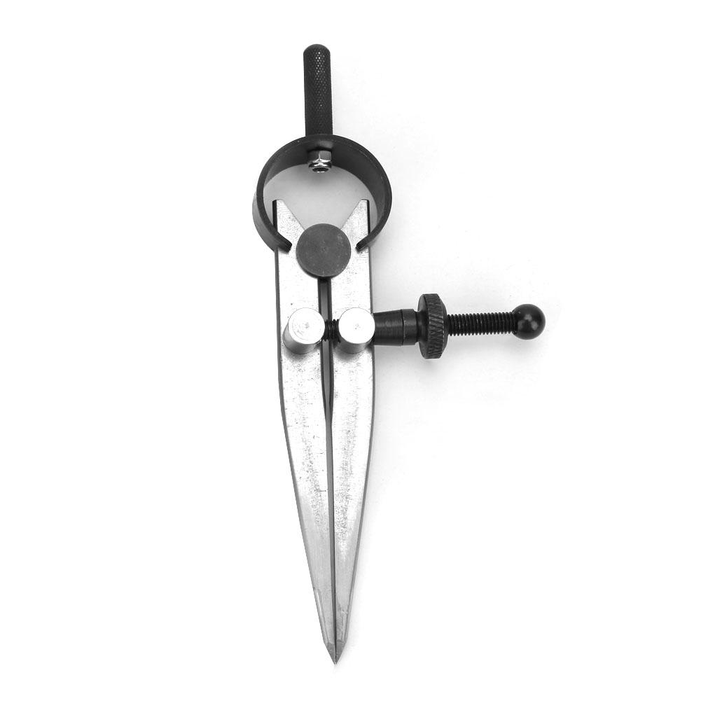Leather Goods Wing-Type Indexing Gauge, 45# Steel, Spring-Loaded Indexing Caliper with Hardened Legs