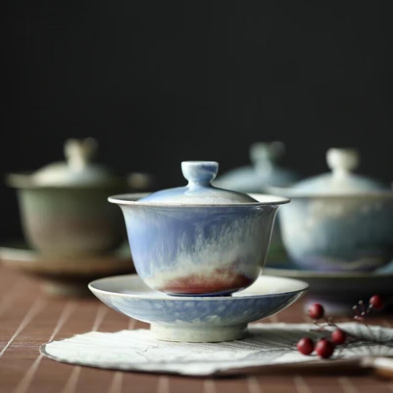 Yunyan Qiongtai Flying Snow Handmade Gaiwan Tea Set