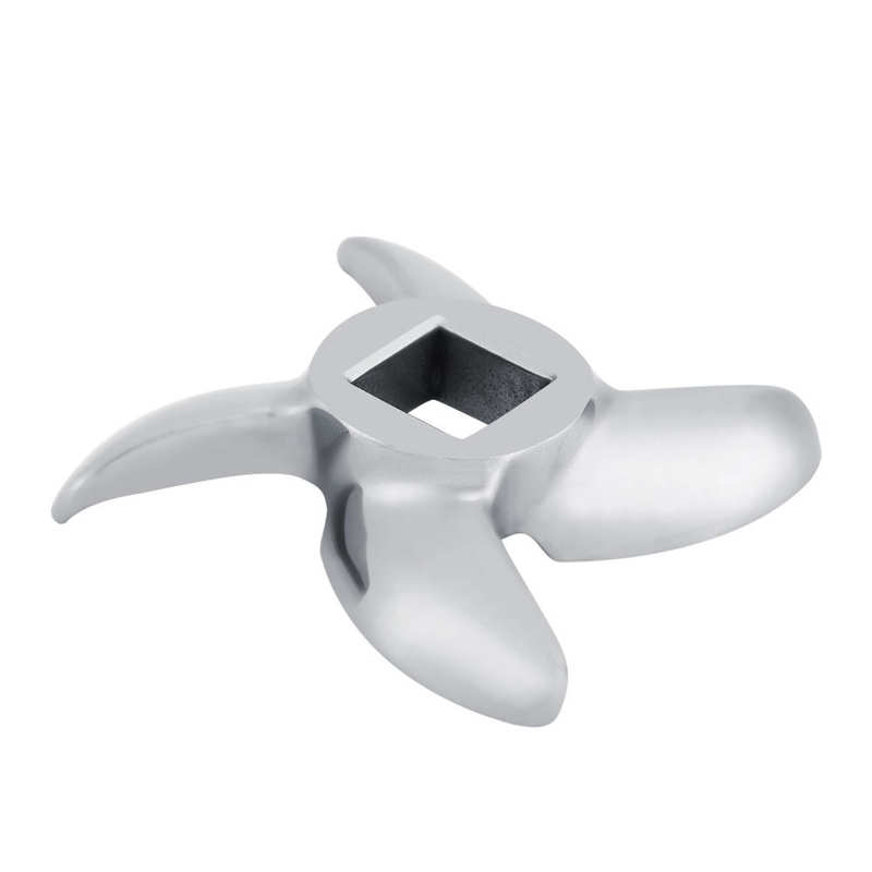 Лезвие для мясорубки 4 лезвия из нержавеющей стали квадратное отверстие нож для мясорубки домашняя кухня запчасти для мясорубки аксессуары