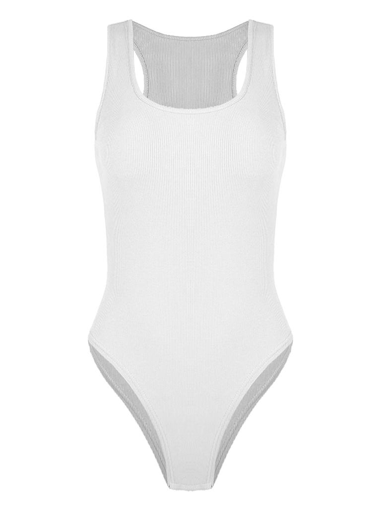 Женское сексуальное облегающее боди на бретелях