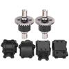 4pcs Plastic Gear Box2pcs Metal Differential Set for WLtoys 144001 1/14 Remote Control Car