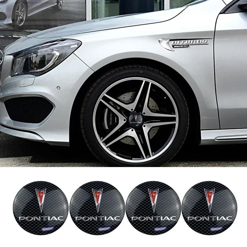 4PCS 56mm Car Wheel Rim Center Cap Sticker