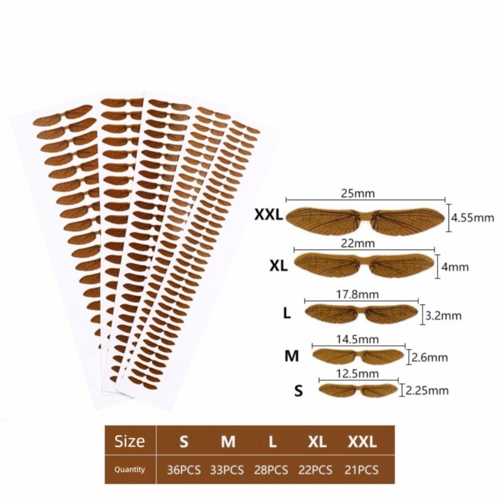 1Sheet Realistic Fly Tying Material Realistic Texture Insect Wings Trout Lures