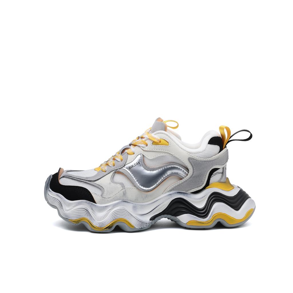 Туфли для папы на платформе с большой волной. 24 парные потертые грязные туфли. Удобные, повседневные и универсальные кроссовки. Мужские и женские одинаковые стили.