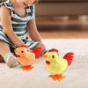Fashion Funny Portable Plush Toy Walking Wind Up Chick Animal for Kids