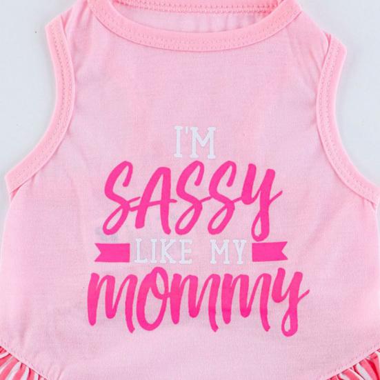 Красивое платье для домашних животных с узором в виде сердца. Инновационное тонкое трикотажное хлопковое платье для собак на каждый день.