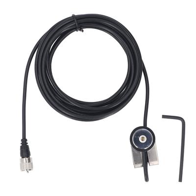 N 2 Автомобильная радиоантенна Крепление для фиксации с кабелем RG 58 16,4 фута NMO к UHF PL259 Штекер Мобильная радиоантенна Кронштейн для фиксации