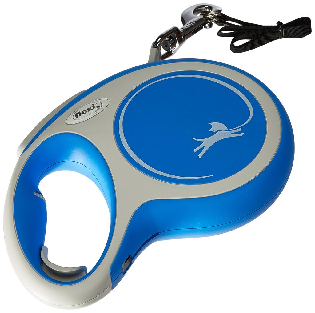 Flexi New Comfort Tape L (Under 50kg), 8m, Blue [Dog Lead]