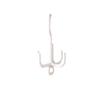 Rotating Prong Four Plastic Multi Functional Hanging Hook For Closet And Storage