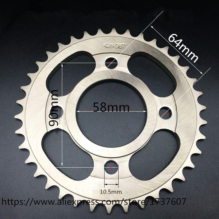 CBF CG CM CBT125/150 36-38-40-42-43-45-48-53T Motorcycle sprocket/ motorcycle sprocket/Engine Sprocket Teeth/Motorcycle Dirt