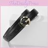 Кожаный Универсальный ПУ Ремень с Алфавитом с Металлической Застежкой для Женщин для Повседневного Ношения