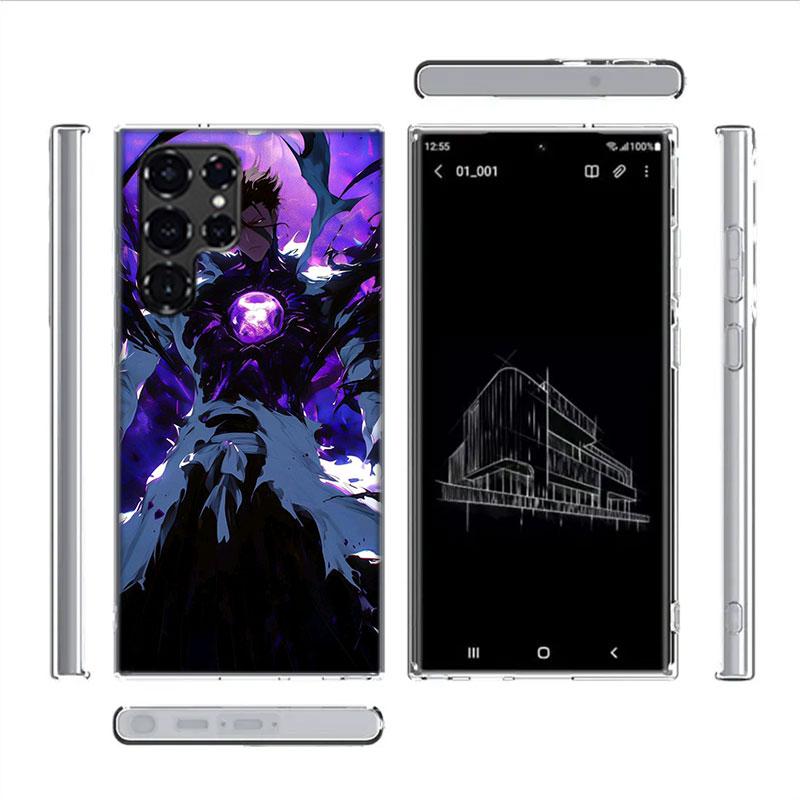 Bleach Aizen Sousuke Capa Phone Case For Samsung S26 Ultra S25 Edge Galaxy S23 S21 S20 S24 FE S22 S10 Plus Cover Clear TPU Shell