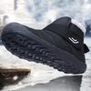 Women Winter Velvet Snow Boots Casual Velcro Warm Outdoor Cotton Shoes Large Thick Anti Slip Sport Shoe 35-46