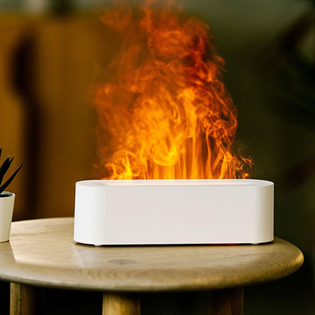 Красочный диффузор с имитацией пламени, USB-плагин, ароматизатор для офиса и дома, диффузор для увлажнения пламени, диффузор