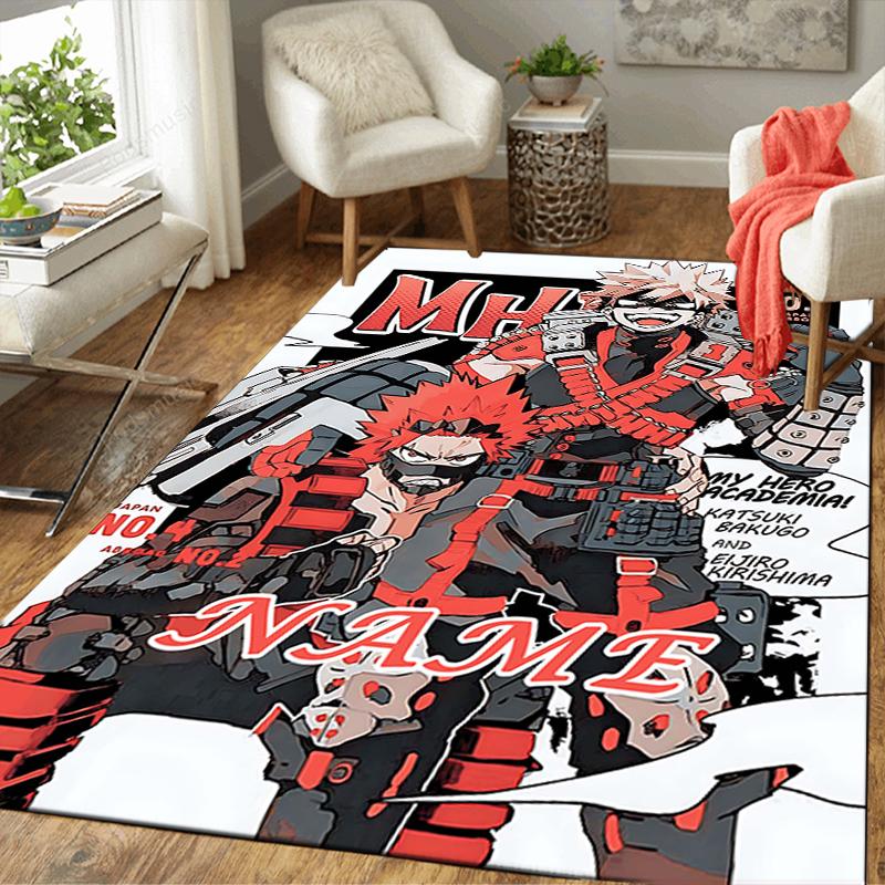 Custom 1Pc Vigorous Battle Scene Rug Office Carpet Indoor Outdoor Entrance Doormat Nonslip Soft And Comfortable Living Room D2915118