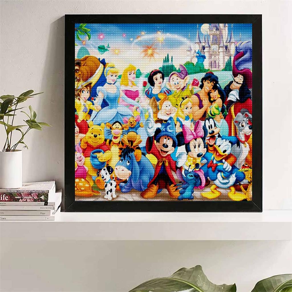 DIY Diamond Painting Round Diamond Disney Story Full Diamond Mosaic Home Decoration Painting Cross Stitch Kit