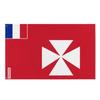 Drapeau - Wallis-et-Futuna - 90 X 150 Cm - Polyester - Impression Recto/verso - Œillets En Fer