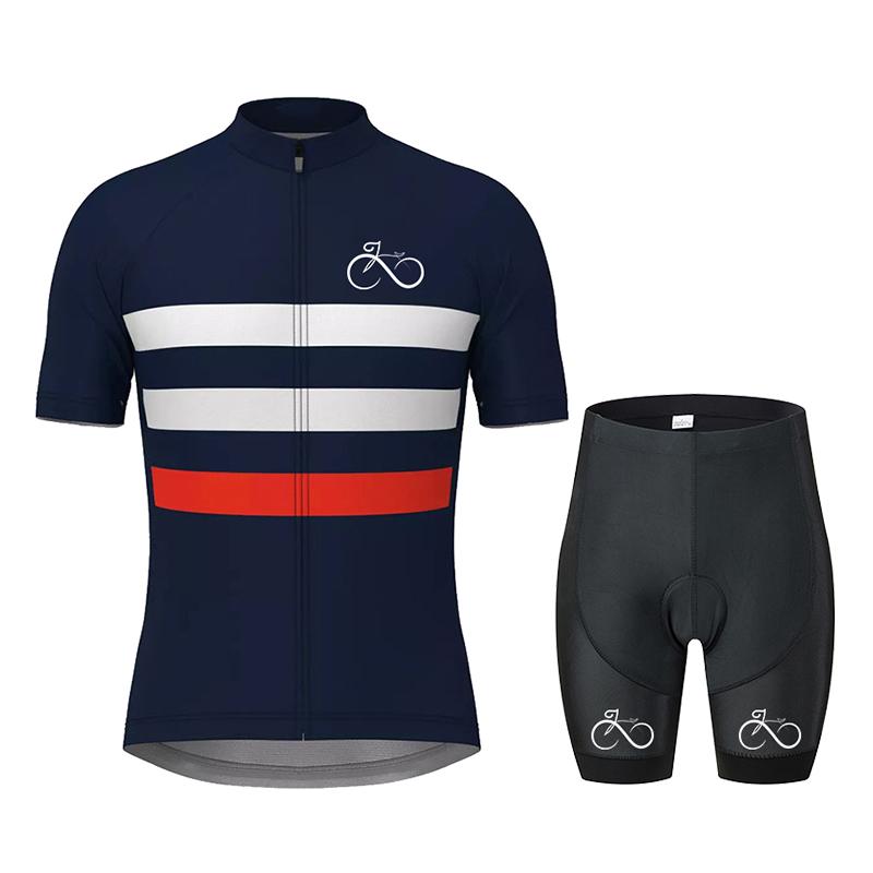 Полосатая веломайка, мужская одежда для велоспорта, летний костюм с коротким рукавом для горного велосипеда, дышащая одежда для шоссейных гонок на велосипеде