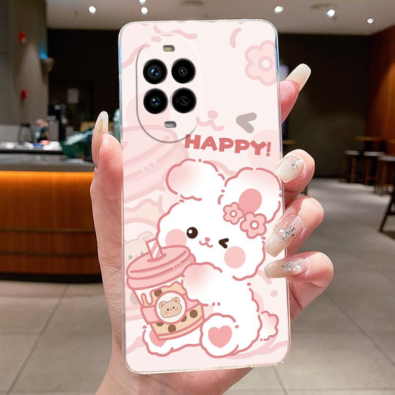 Чехол для Huawei Nova 13 Pro Роскошный Милый Крутой Узор Дракон Цветок Мягкий силикон Чехол для Телефона Задняя крышка Прозрачный ТПУ Корпус