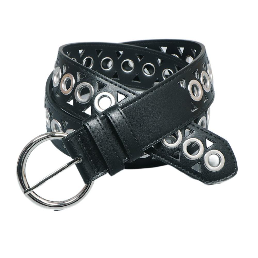 Korean Style PU Leather Belt Metal Buckle Y2K Girl Waistband Elegant Wide Waistband Ladies/Girls