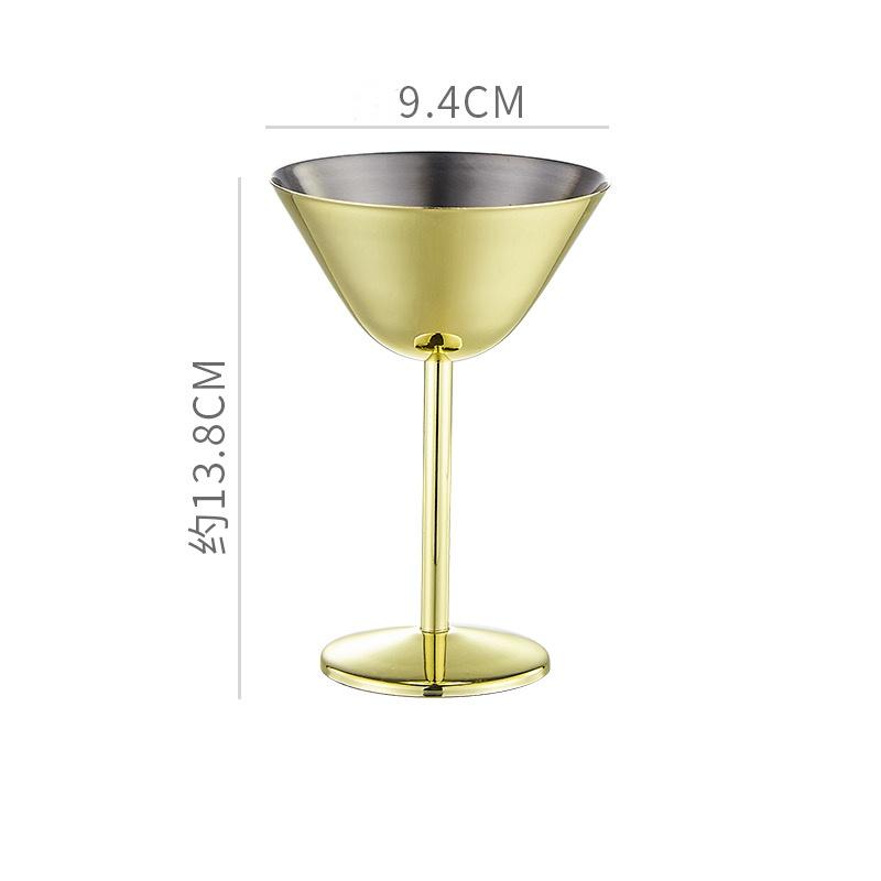 Agave Glasses Personalized Metal Cocktail Cup Liquor Wine Goblet Juice Tumbler Bar Party Wedding Restaurant Home Drinkware Cup