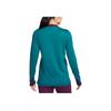 Nike Dri-FIT Paris Saint-Germain Outdoor Casual Sports Футболка с круглым вырезом и длинным рукавом для женщин, топы цвета земли и зеленого FN9529-382