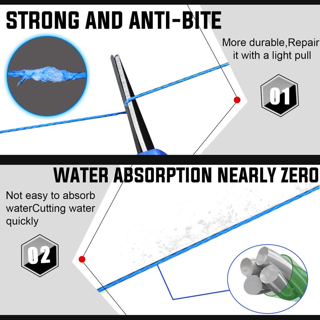 SOUGAYILANG Fishing Line 100M PE Braided Fishing Line 4 Stands Fishing Line Strong PE Braided Fishing Fishing Lines