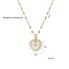Korean Style Heart Necklace for Women - Titanium Steel, Niche Design, Fashionable & Lively Clavicle Chain Jewelry