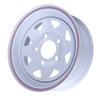 12 Inch Trailer Rim 1100 Lbs Load Capacity 12x4 5 114.3 Trailer Wheel Rim Alloy 5 Bolt Holes for Boat Cargo Trailers