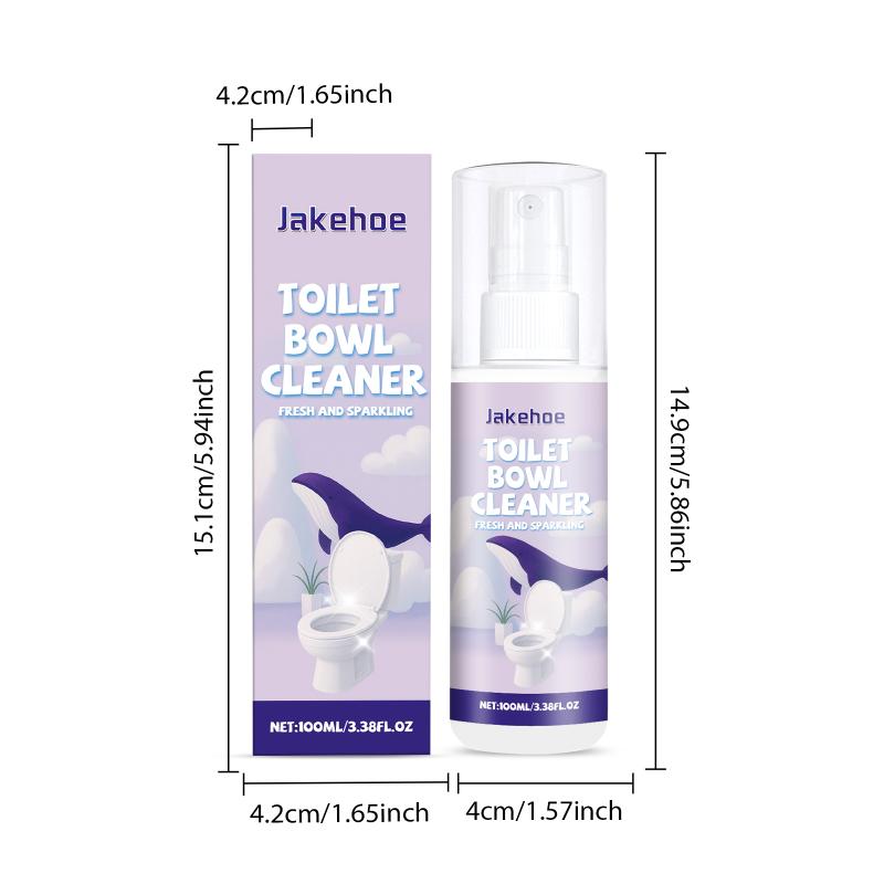 Toilet Bowl Cleaning Solution Removes Stains Hard Water Scale Gentle on Glaze Fast Acting Formula for Household
