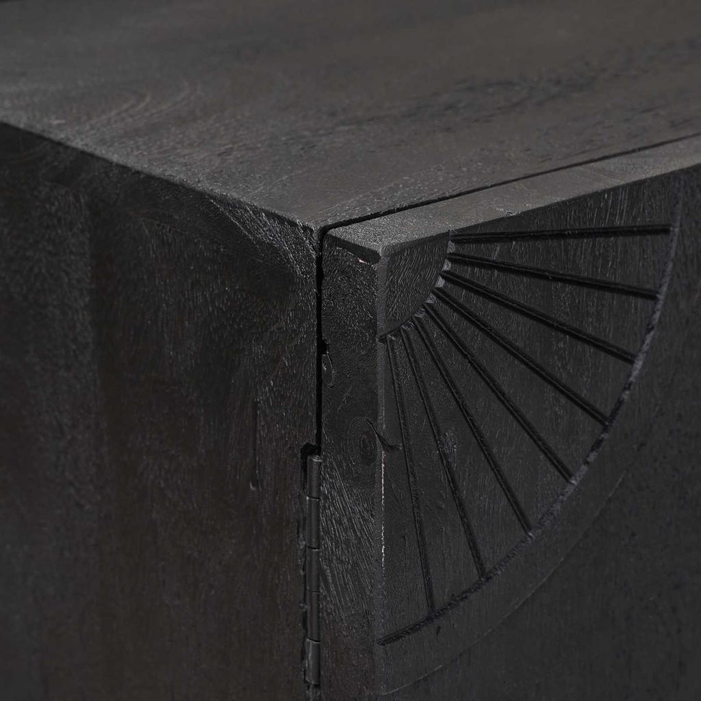 Sideboard Black 105 x 30 x 68 cm