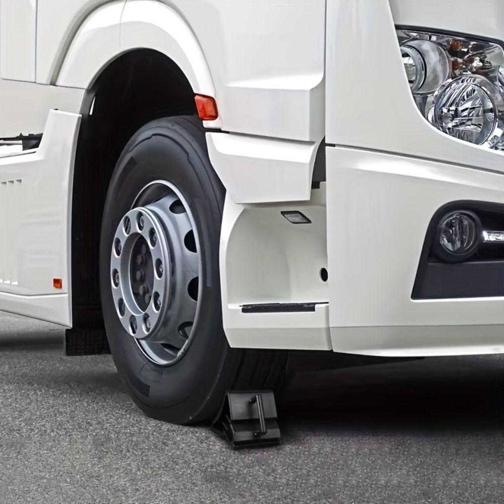 Portable Tire Chock Plastic Base Wheel Stopper Slip Stopper Block Wheel Blocks Truck