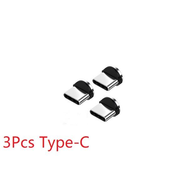 Магнитная вилка кабеля типа C Разъем кабеля для зарядки Lightning Micro USB Магнитная вилка шнура зарядного устройства Прямоугольная магнитная вилка кабеля
