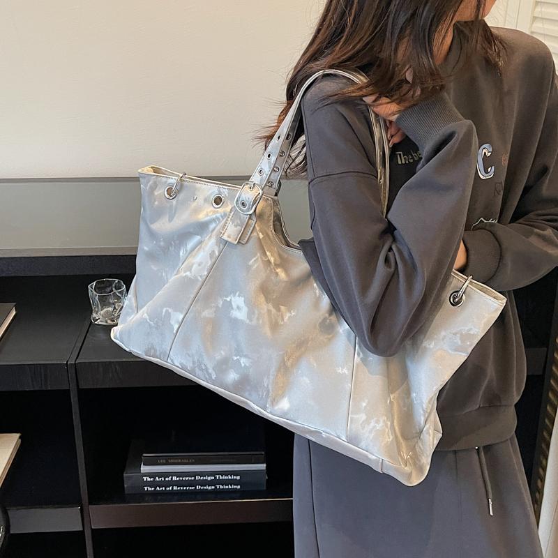 Oversized Vintage Fashion Shoulder Bags For Women Faux Suede Large Capacity Shopper Tote Bag Autumn Luxury Designer Handbag
