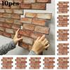 3D Mosaic Brick Wall Stickers Self-Adhesive Wallpaper Decals Kitchen Home Decor