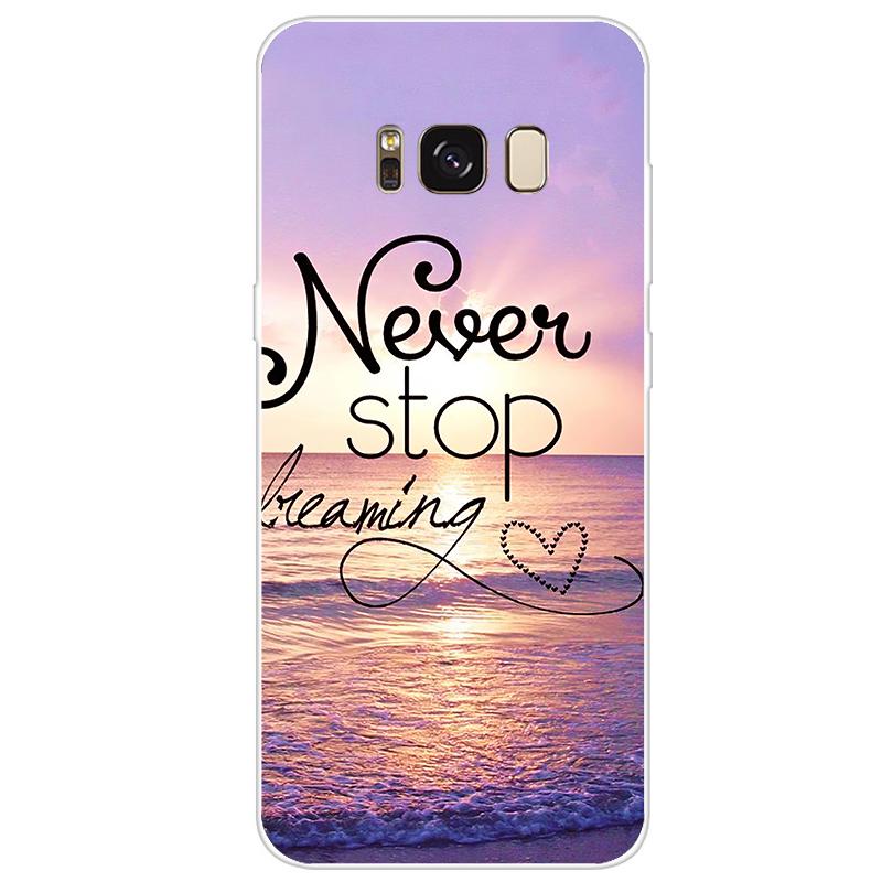 Чехол для Samsung Galaxy S8 Plus, силиконовый чехол, милый мягкий чехол из ТПУ для Samsung Galaxy S8 S 8 Plus, чехол-бампер для телефона S8Plus Coque