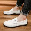Men's Doudou Shoes Low-top Foot Cover Lazy Shoes Men's Casual Leather Shoes Soft Sole Soft Surface One Pedal Driving Shoes Men's Shoes