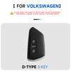 Натуральная кожа Чехол-сумка для автомобильного ключа Для VW Volkswagen Golf 8 MK8 ID.3 ID.4 Cupra Skoda Octavia A8 Защитный набор Аксессуары