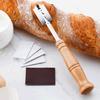11Pcs/Set Sourdough Bread Baking Tool Kit Oval Rattan Proofing Basket Cloth Liner Danish Whisk Bread Lame Scraper Blade Cover Bread Making Supplies